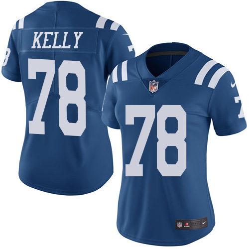 Women's Limited Ryan Kelly Nike Jersey Royal Blue - #78 Rush NFL Indianapolis Colts